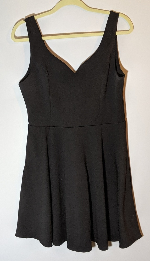 Little Black Dress Sweetheart Neckline Zipper Back